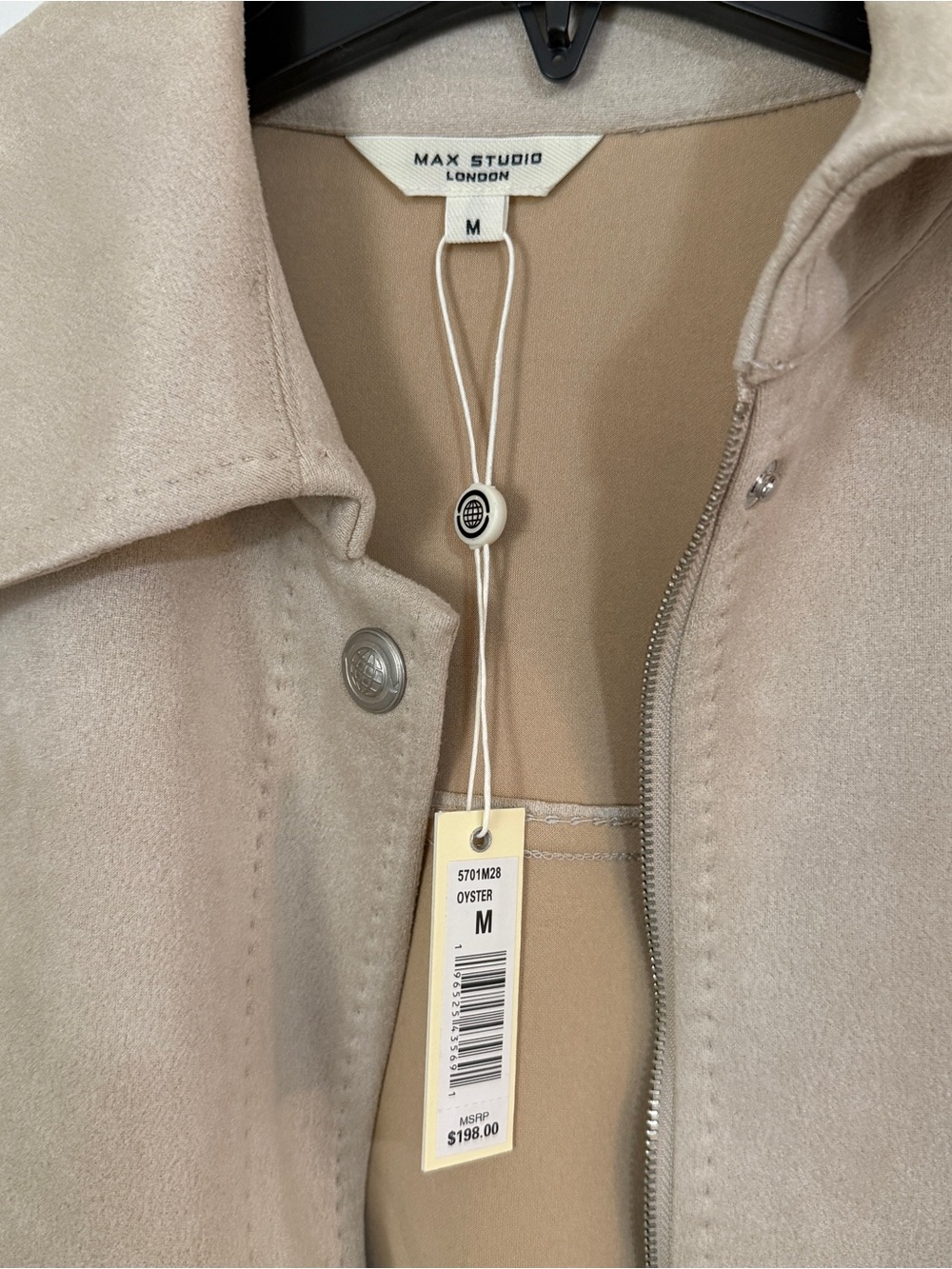 Max Studio faux suede jacket - Picture 2 of 3